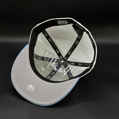 White Light Blue New York Yankees Rose 1999 World Series Fitted Cap - view 4