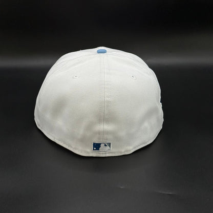 White Light Blue New York Yankees Rose 1999 World Series Fitted Cap - view 3