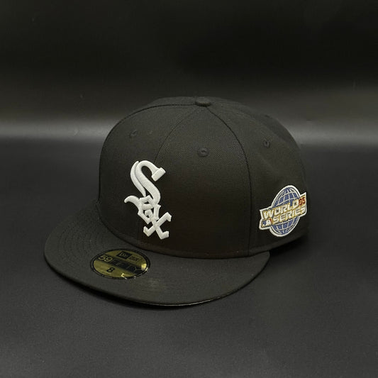 Black Chicago White Sox 2005 World Series Lefty Patch Fitted Cap