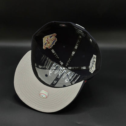 Navy New York Yankees Since Rose Fitted Cap