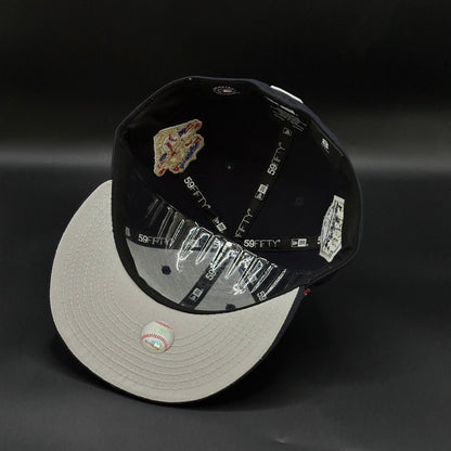 Navy New York Yankees Since Rose Fitted Cap - view 5