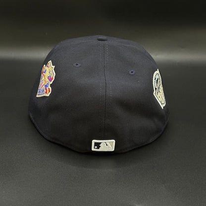 Navy New York Yankees Since Rose Fitted Cap
