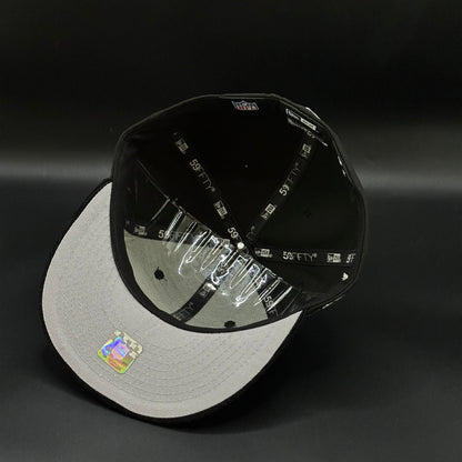 Black Las Vegas Raiders Welcome to Las Vegas Fitted Cap - view 5