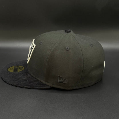 Black Las Vegas Raiders Welcome to Las Vegas Fitted Cap