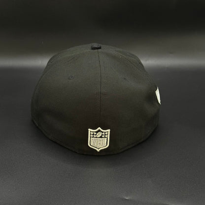 Black Las Vegas Raiders Welcome to Las Vegas Fitted Cap
