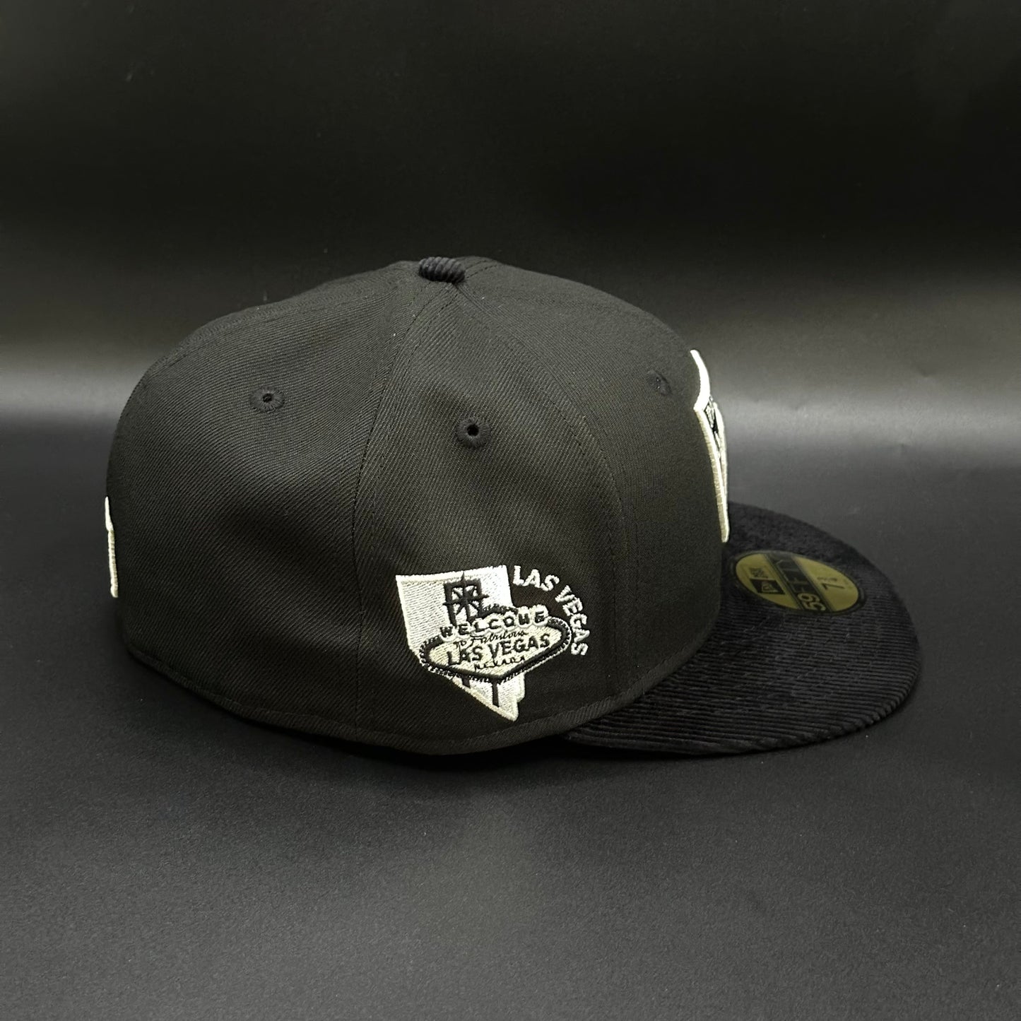 Black Las Vegas Raiders Welcome to Las Vegas Fitted Cap - view 2