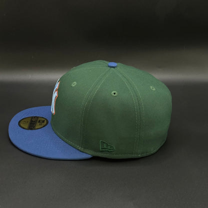 Green Blue New York Yankees 1998 World Series Fitted Cap
