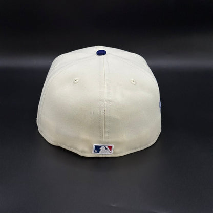 Chrome Blue Los Angeles Dodgers 1984 Olympics Fitted Cap - view 4