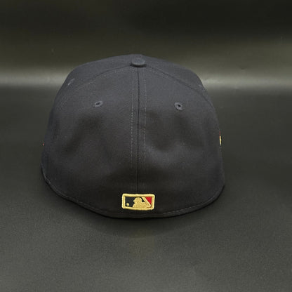 Navy New York Yankees 27x World Series Fitted Cap - view 4