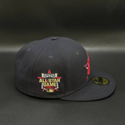 Navy New York Yankees 27x World Series Fitted Cap - view 2