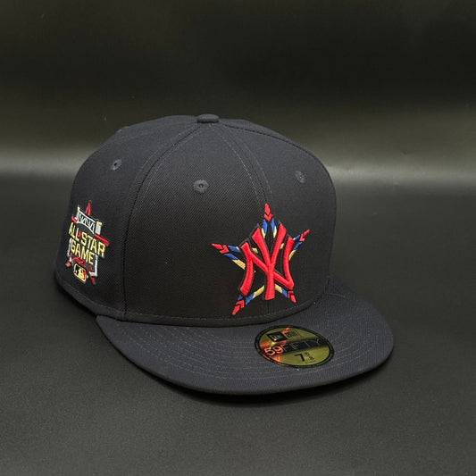 Navy New York Yankees 27x World Series Fitted Cap