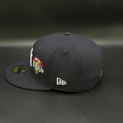 Navy New York Yankees 27x World Series Fitted Cap - view 3