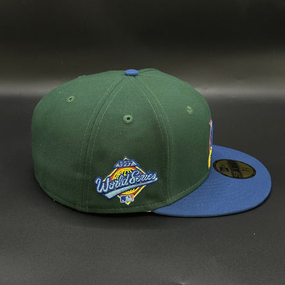 Green Blue Florida Marlins 1997 World Series Fitted Cap - view 2