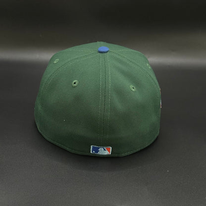 Green Blue Los Angeles Dodgers 60th Anniversary Fitted Cap - view 5