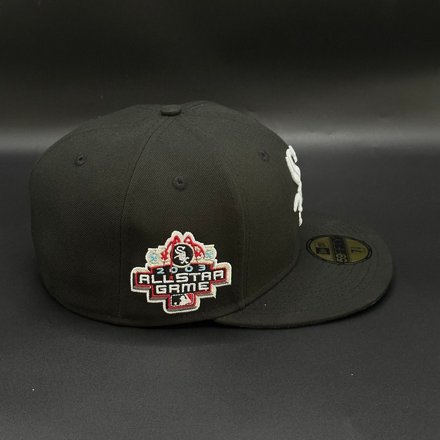 Black Chicago White Sox 2003 All-Star Game Fitted Cap - view 2