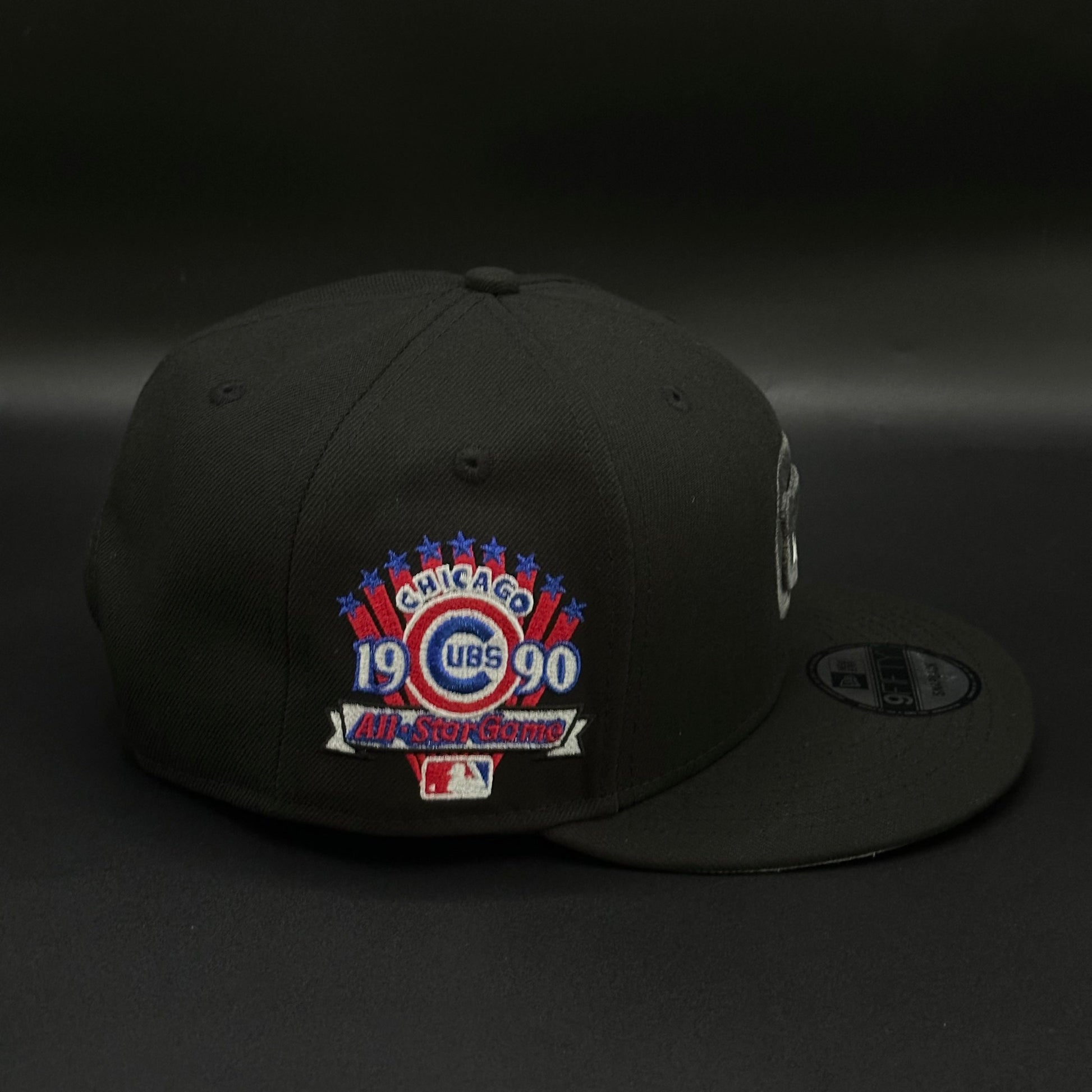 Black Grey Chicago Cubs 1990 All-Star Snapback - view 2