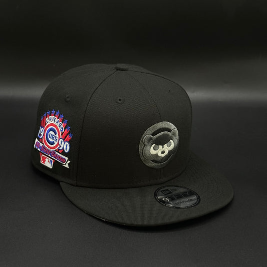 Black Grey Chicago Cubs 1990 All-Star Snapback