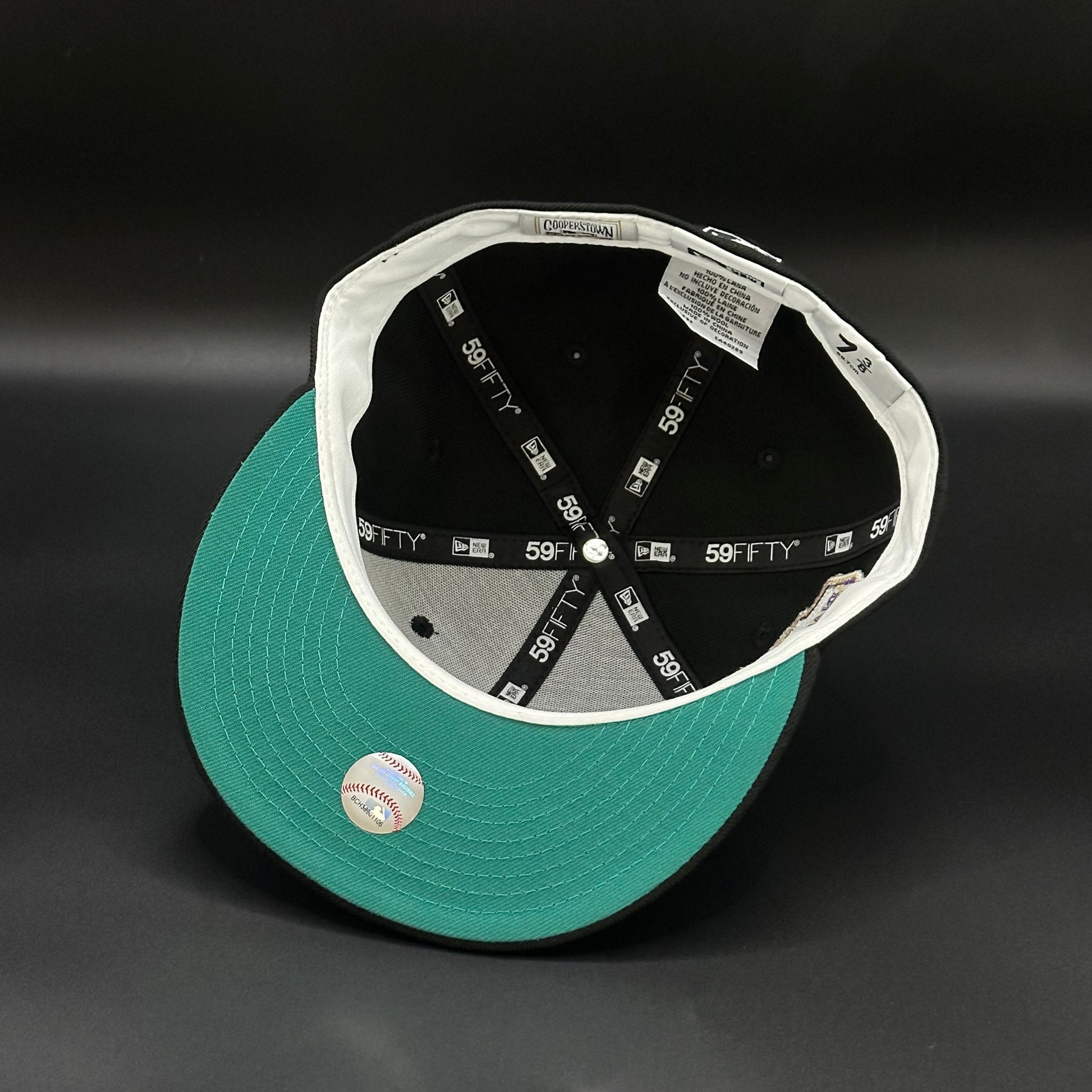 Black Arizona Diamondbacks 1998 Inaugural Season Fitted Cap - view 4