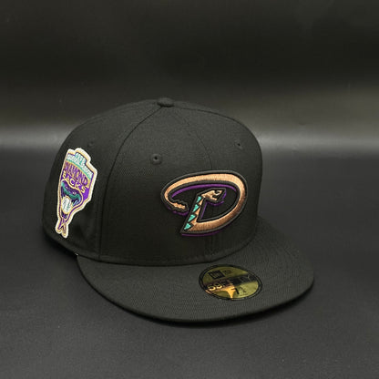 Black Arizona Diamondbacks 1998 Inaugural Season Fitted Cap