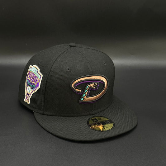 Black Arizona Diamondbacks 1998 Inaugural Season Fitted Cap