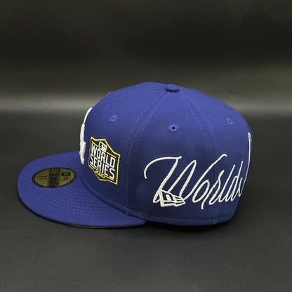 Blue Los Angeles Dodgers Historic Champions Fitted Cap - view 3