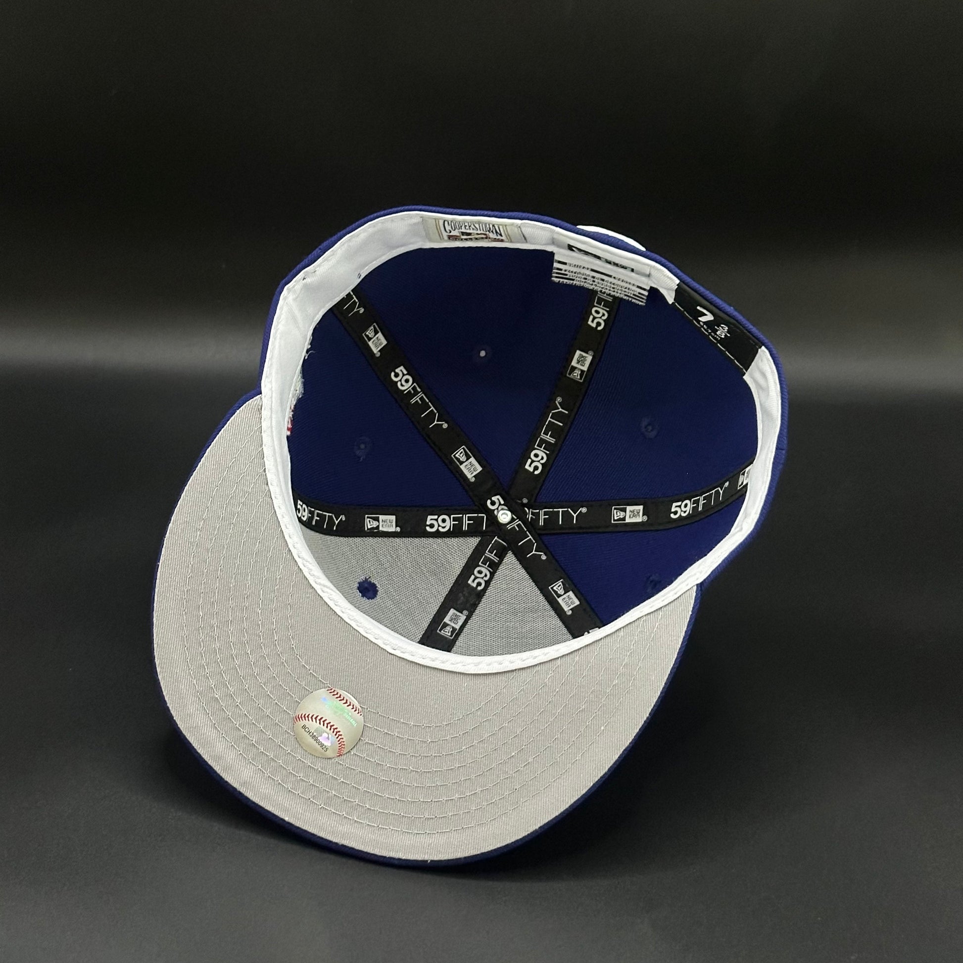 Blue Los Angeles Dodgers 1988 World Series Fitted Cap - view 5