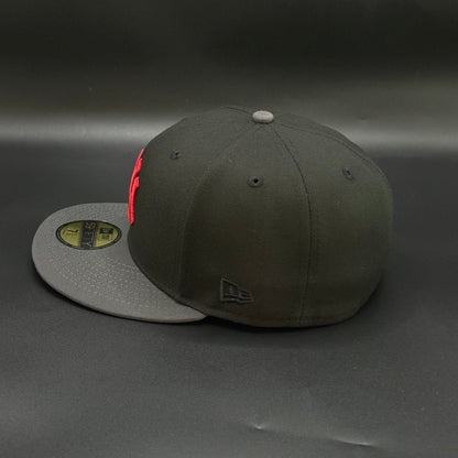Black Grey New York Yankees 1999 World Series Fitted Cap - view 3