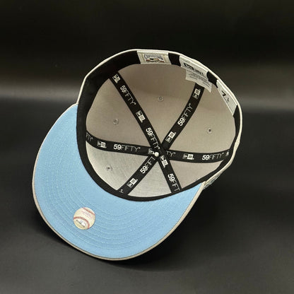 Grey Icy New York Yankees 1999 World Series Fitted Cap - view 5
