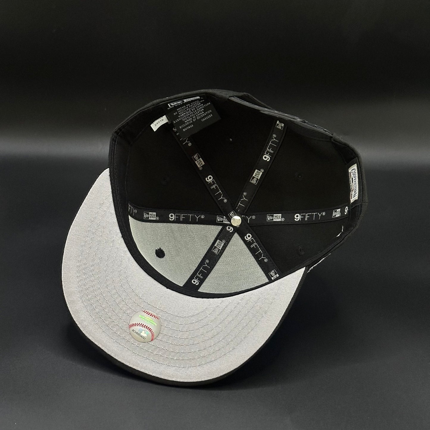 All Black Upside Down LA Dodgers 60th Anniversary Snapback - view 5