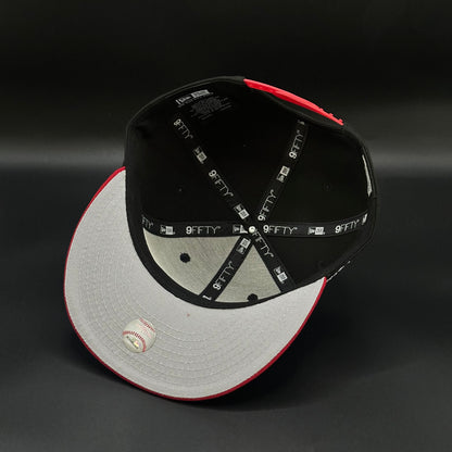 Black Red Los Angeles Dodgers 50th Anniversary 9FIFTY Snapback