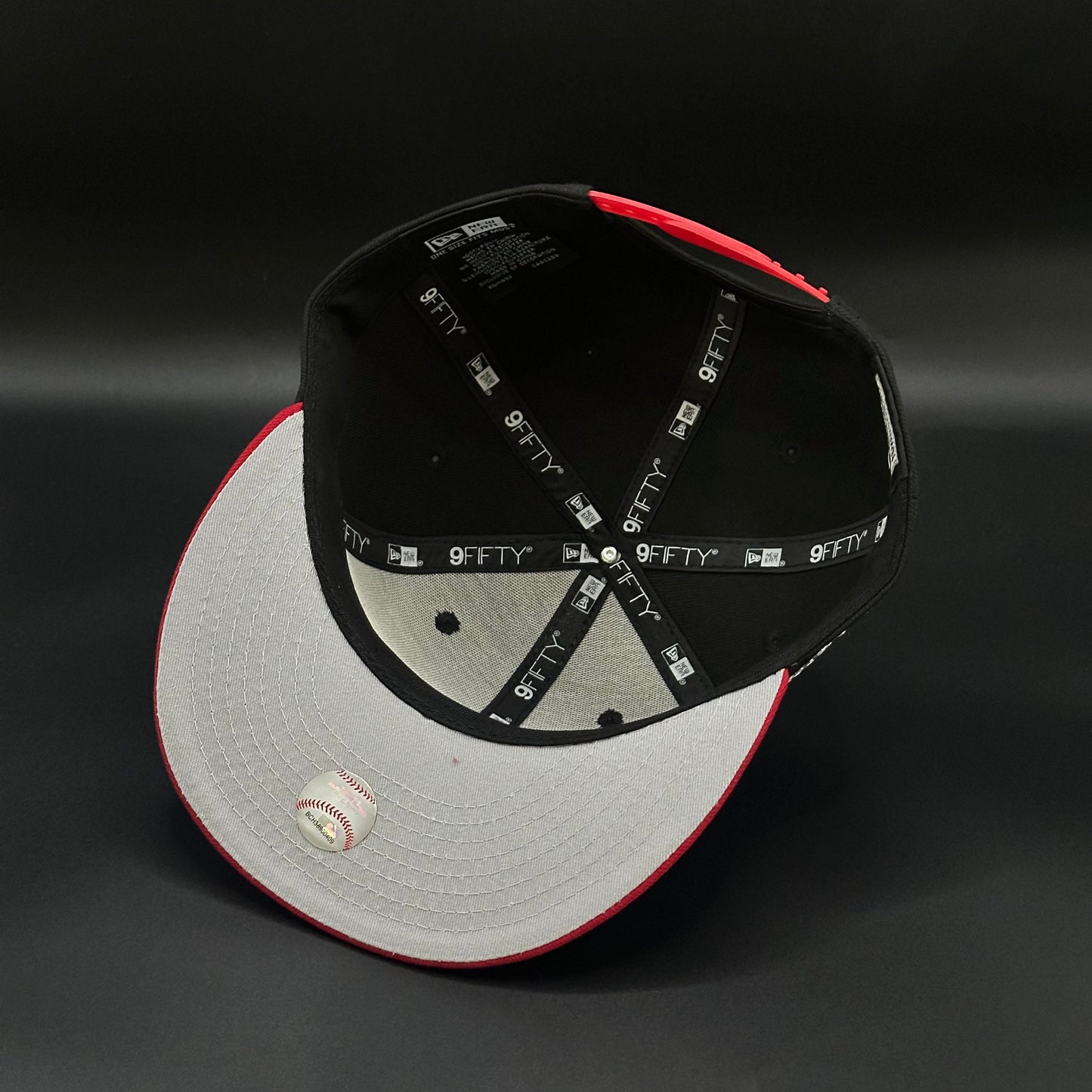Black Red Los Angeles Dodgers 50th Anniversary Snapback - view 5