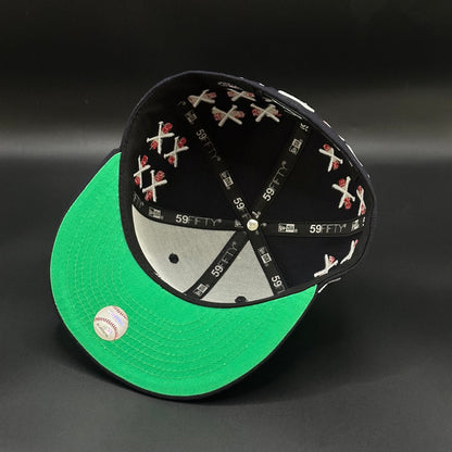 Navy Yankees Spike Lee Bats Series Fitted Cap - view 5