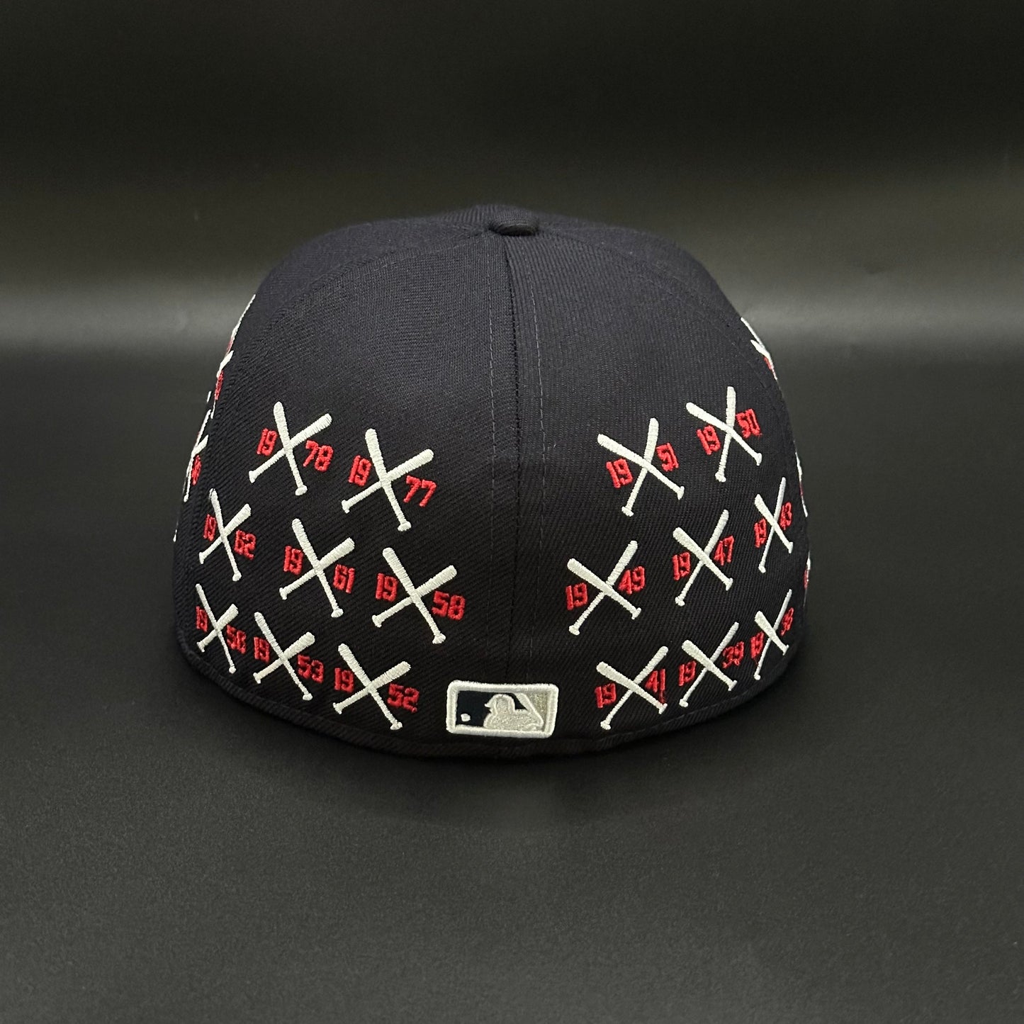 Navy Yankees Spike Lee Bats Series Fitted Cap - view 4
