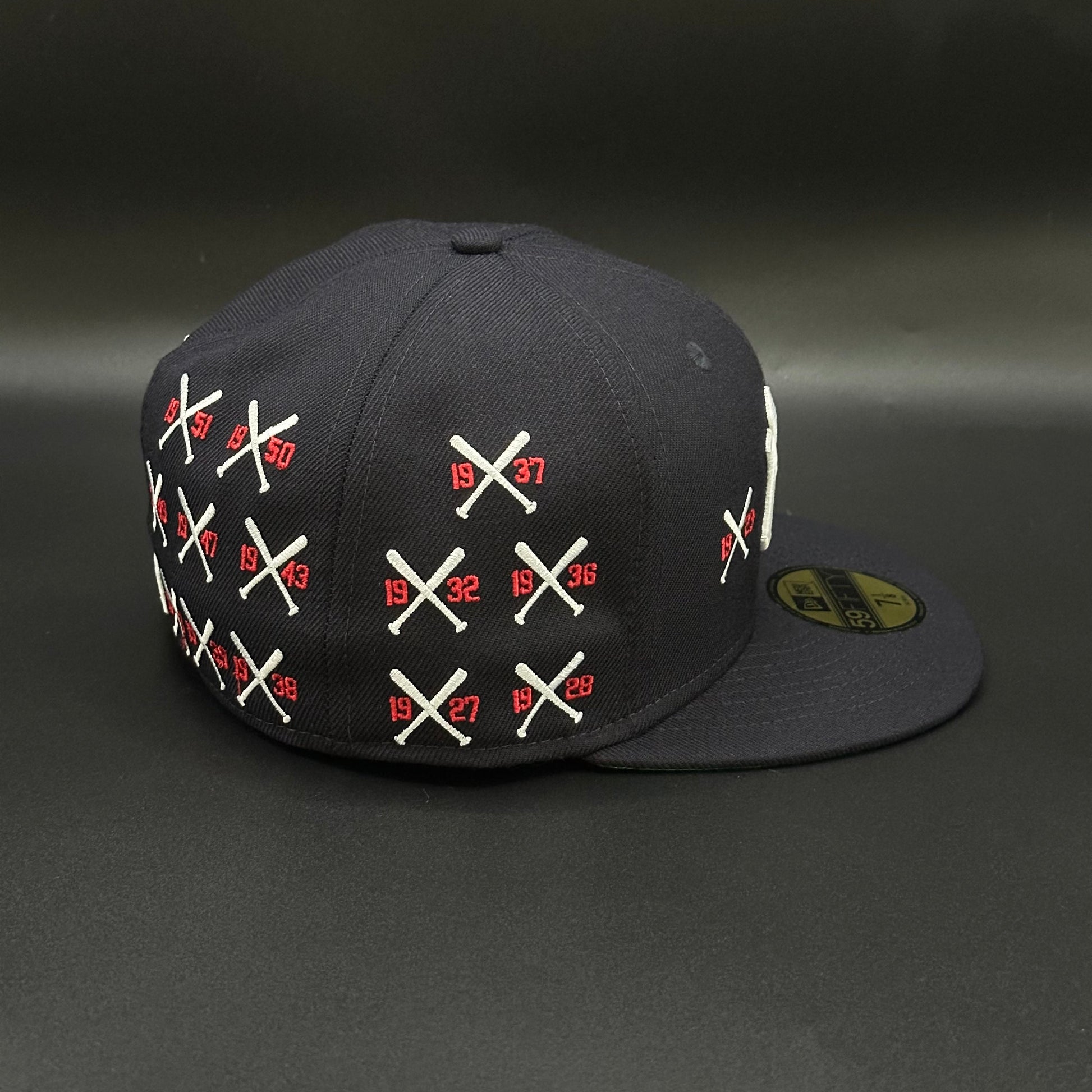 Navy Yankees Spike Lee Bats Series Fitted Cap - view 2