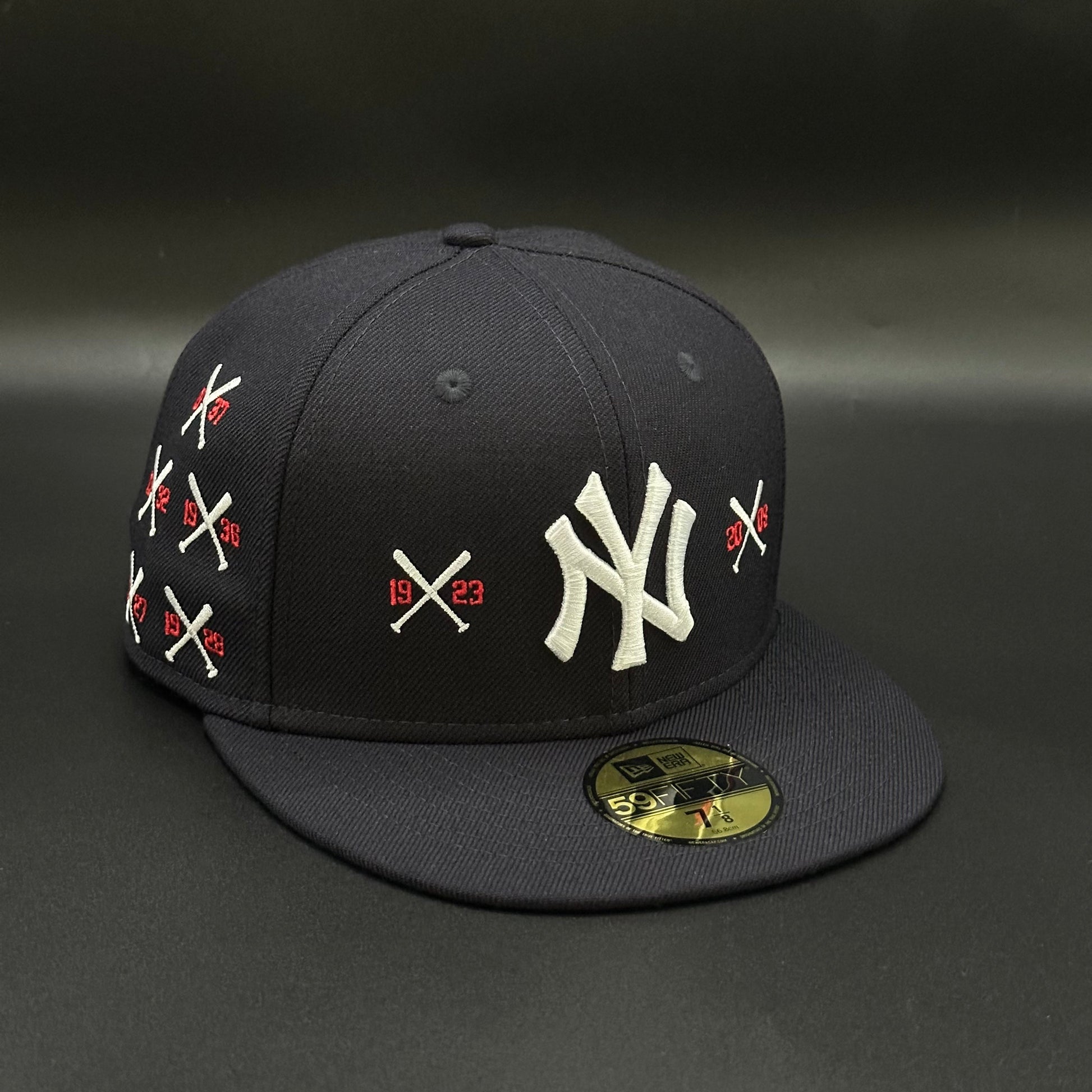 Navy Yankees Spike Lee Bats Series Fitted Cap