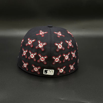 Navy Yankees Spike Lee World Series Fitted Cap - view 3