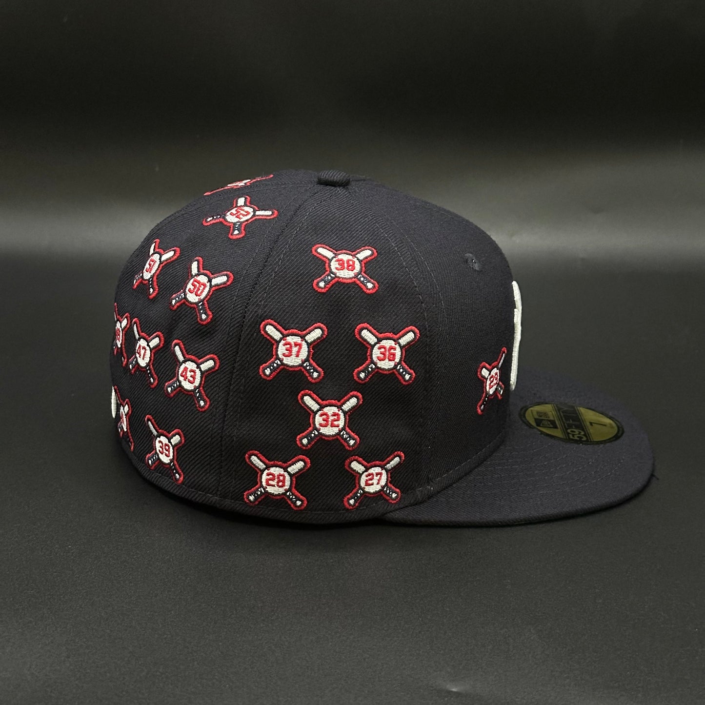 Navy Yankees Spike Lee World Series Fitted Cap - view 2