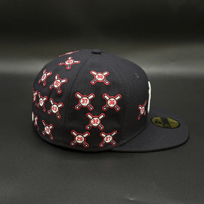 Navy Yankees Spike Lee World Series Fitted Cap - view 2