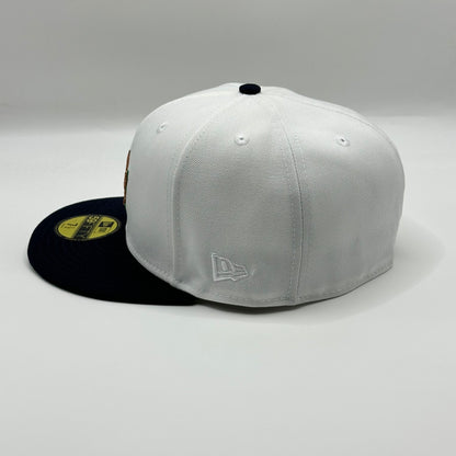 White Navy Los Angeles Dodgers 50th Anniversary 59FIFTY