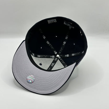 Navy Flames Yankees 1999 World Series Fitted - view 5