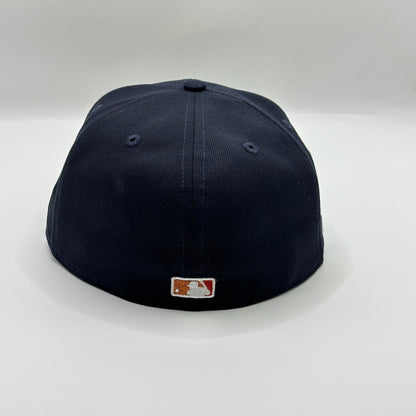 Navy Flames Yankees 1999 World Series Fitted - view 4