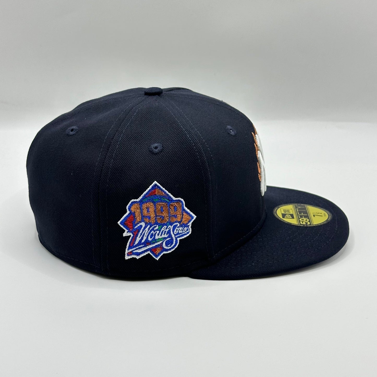 Navy Flames Yankees 1999 World Series Fitted - view 2