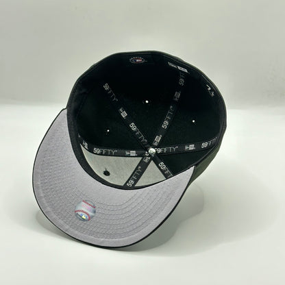 Black LA Dodgers Kobe Lakers MLB Fitted Cap