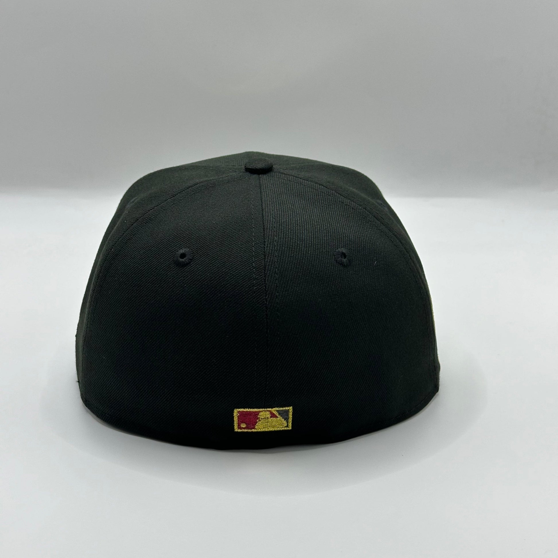 Black Red LA Angels 50th Anniversary MLB Fitted Cap - view 4