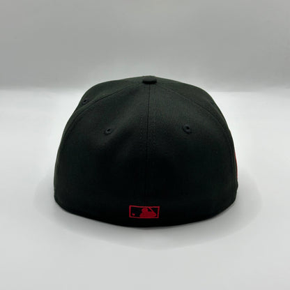 Black Red LA Dodgers 2020 World Series Fitted - view 4