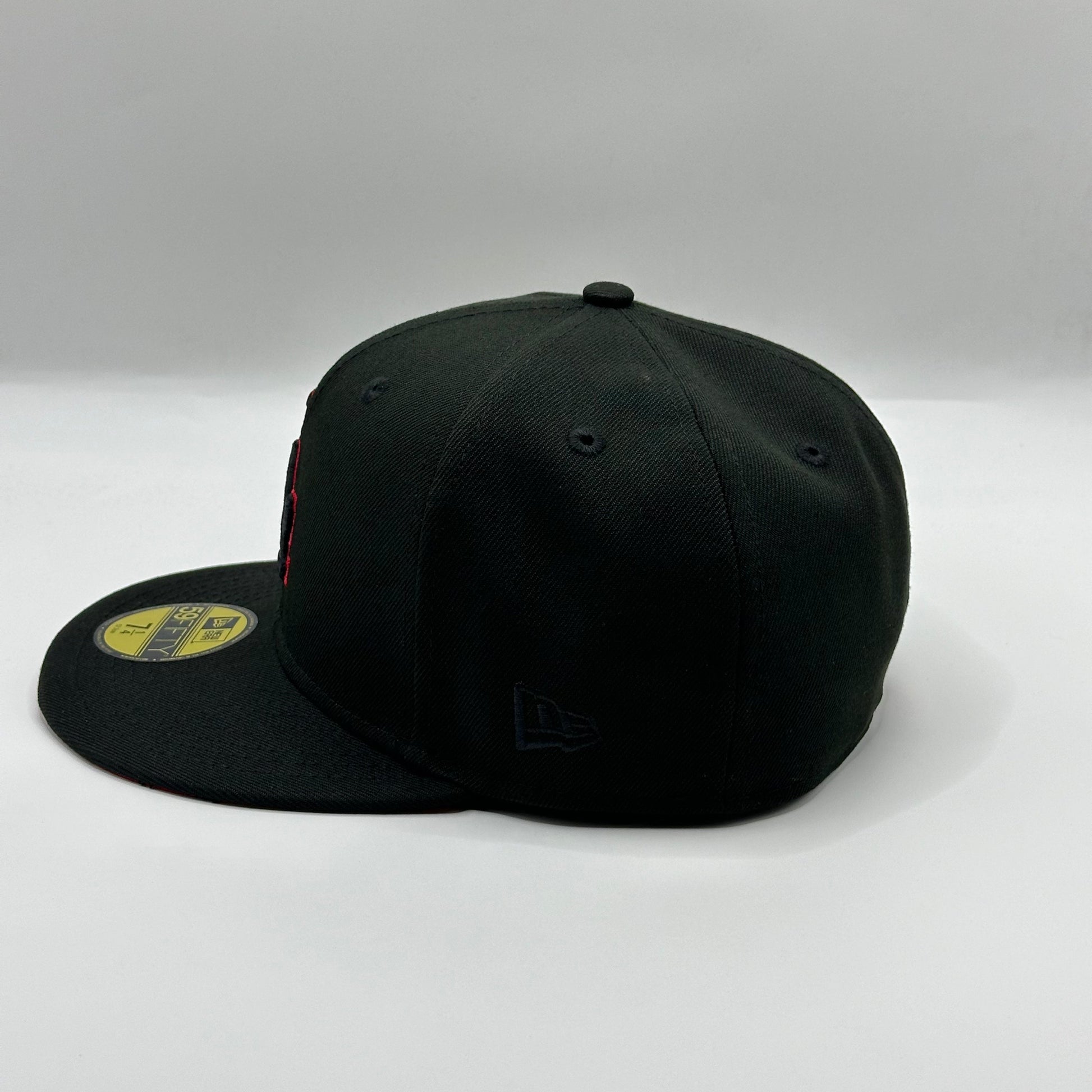 Black Red LA Dodgers 2020 World Series Fitted - view 3