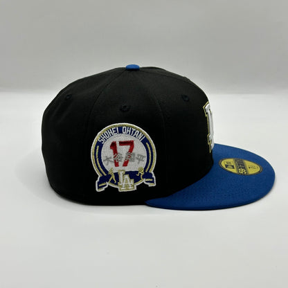 Black Blue LA Dodgers Shohei Fitted - view 2