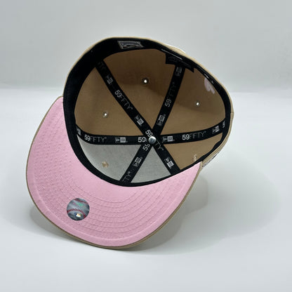 Camel NY Yankees Heart Derek Patch 59FIFTY Fitted