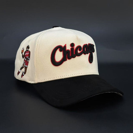 Cruces Premium Snapback - Chicago Jordan Chrome