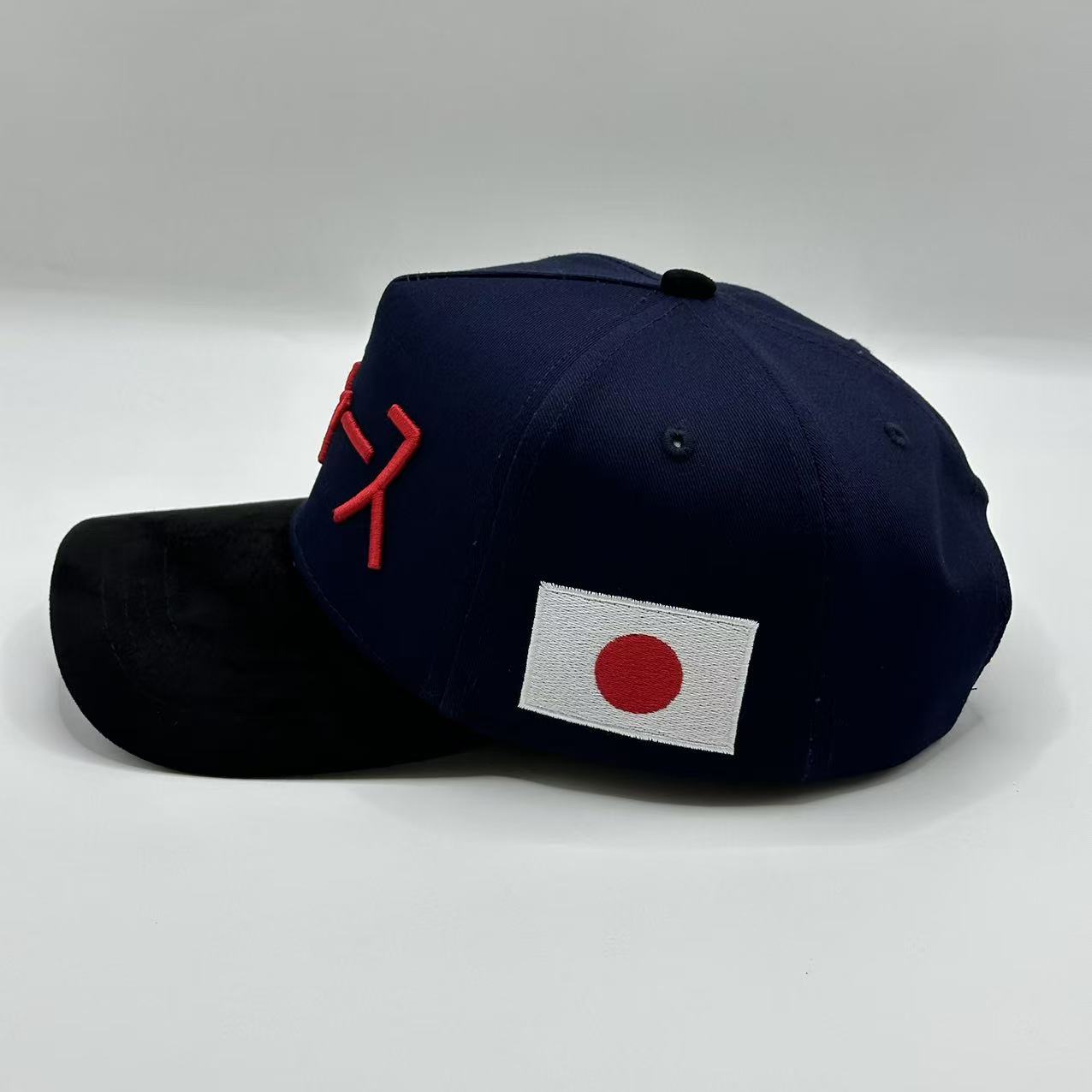 Cruces Premium Snapback - LA Ohtani Kanji (Navy)